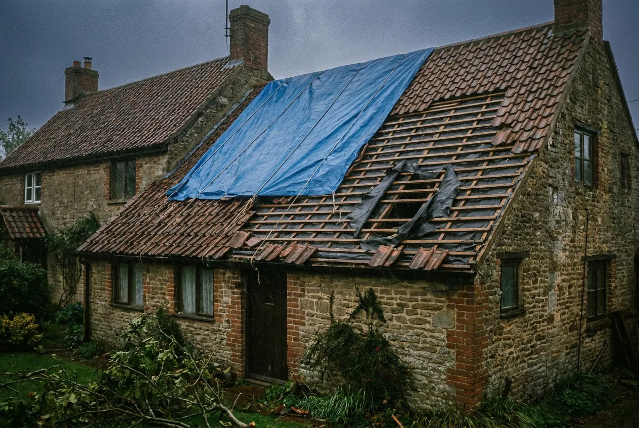 Storm damage & emergency repairs in Dorking